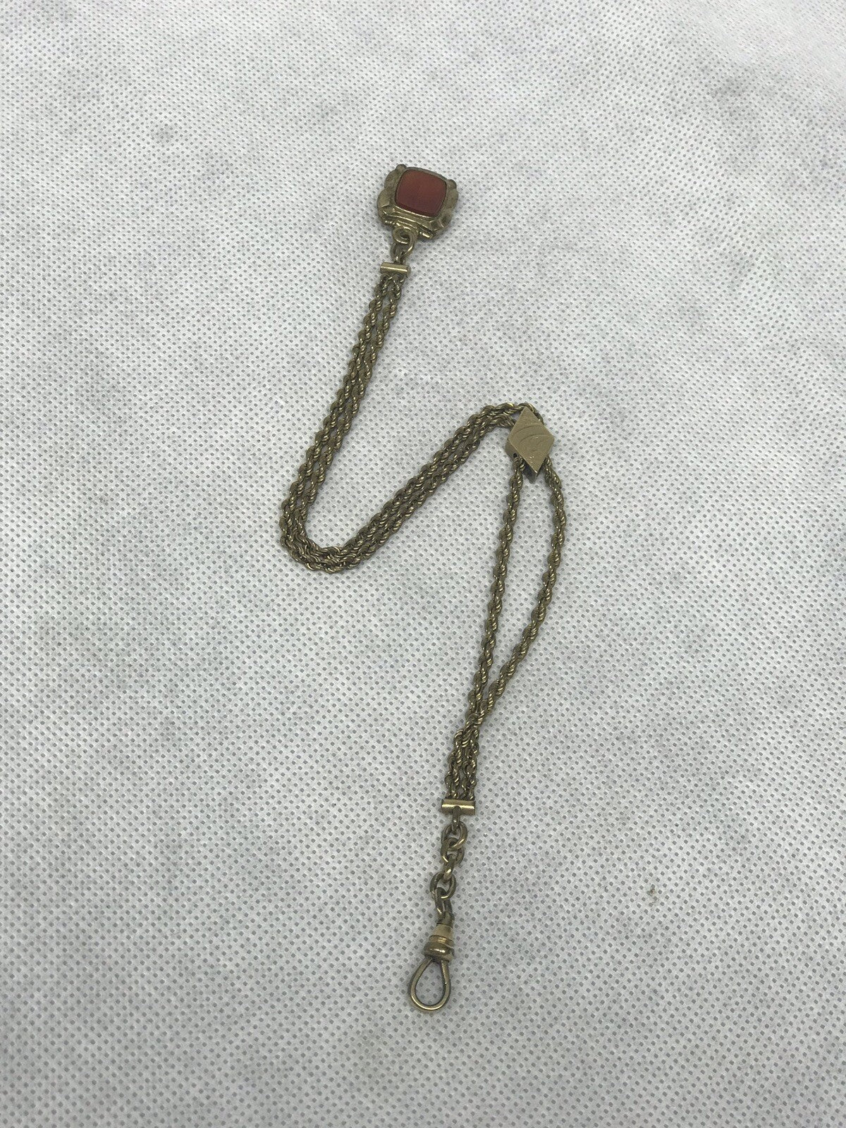 A Gold Plated Pocket Watch Chain