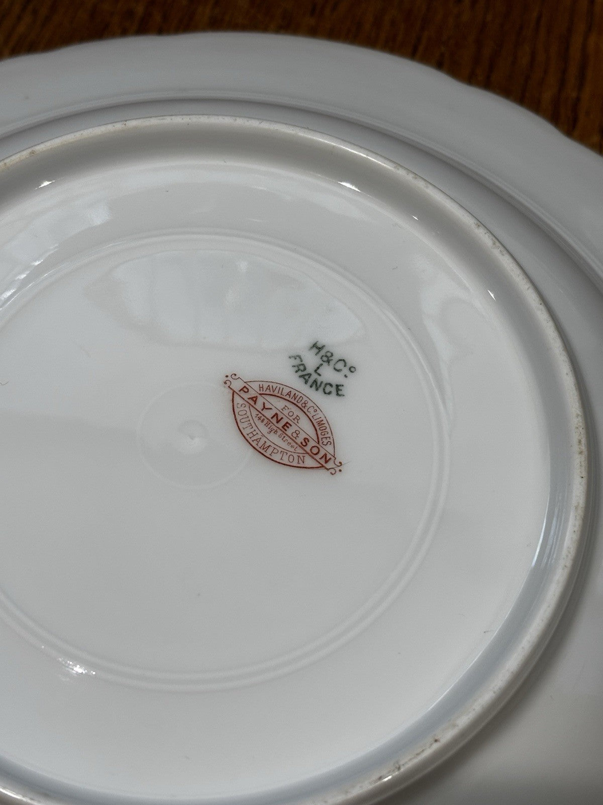 Antique H&C HAVILAND DEPOSE LIMOGES SHLEIGER Bowls 25.5 Cms Diameter.