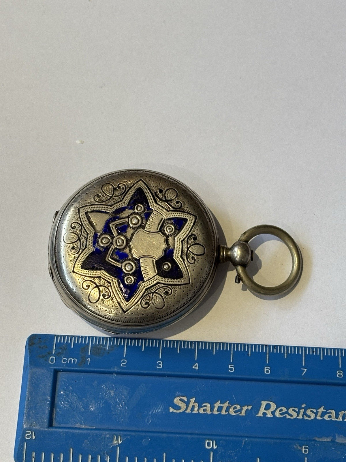 Antique Silver Pocket Watch Case
