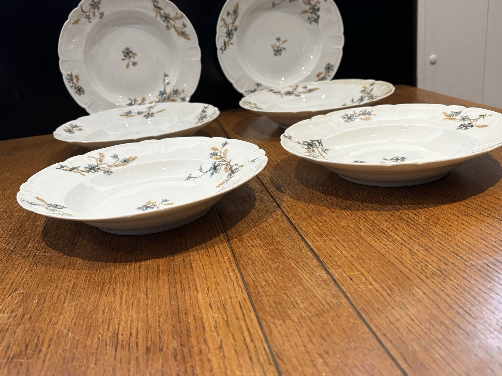Antique H&C HAVILAND DEPOSE LIMOGES SHLEIGER Bowls 25.5 Cms Diameter.