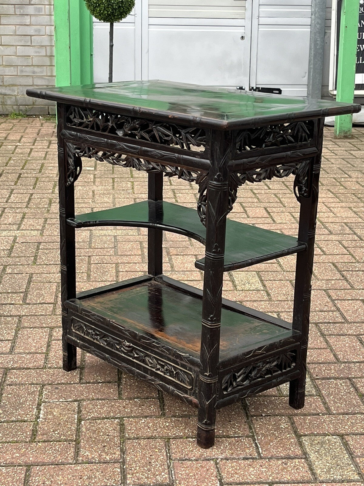 19th Century Chinese Hardwood Table With Drawer
