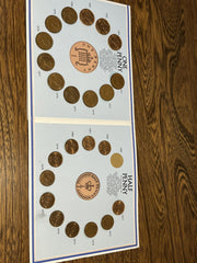 2p, 1p And 1/2 Pence Coin Collection