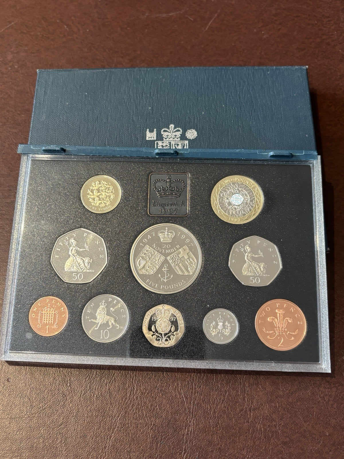 1997 UK brilliant uncirculated coin set.