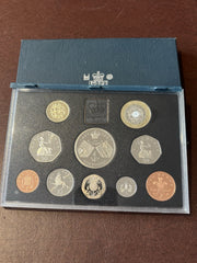 1997 UK brilliant uncirculated coin set.