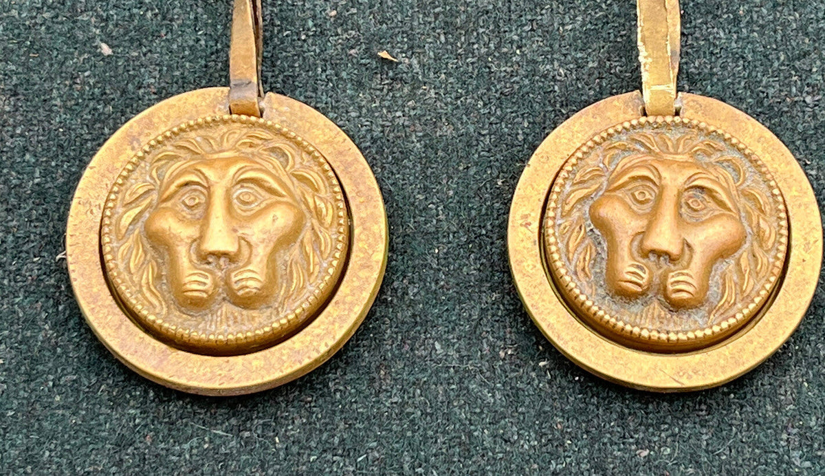 Antique Brass Handles.