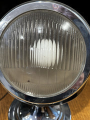 A Pair Of Adjustable Chrome Headlight Lamps