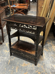 19th Century Chinese Hardwood Table With Drawer