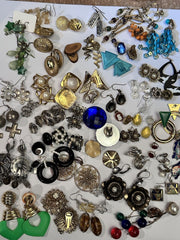 A Quantity Of Vintage Clip And Pierced Earrings