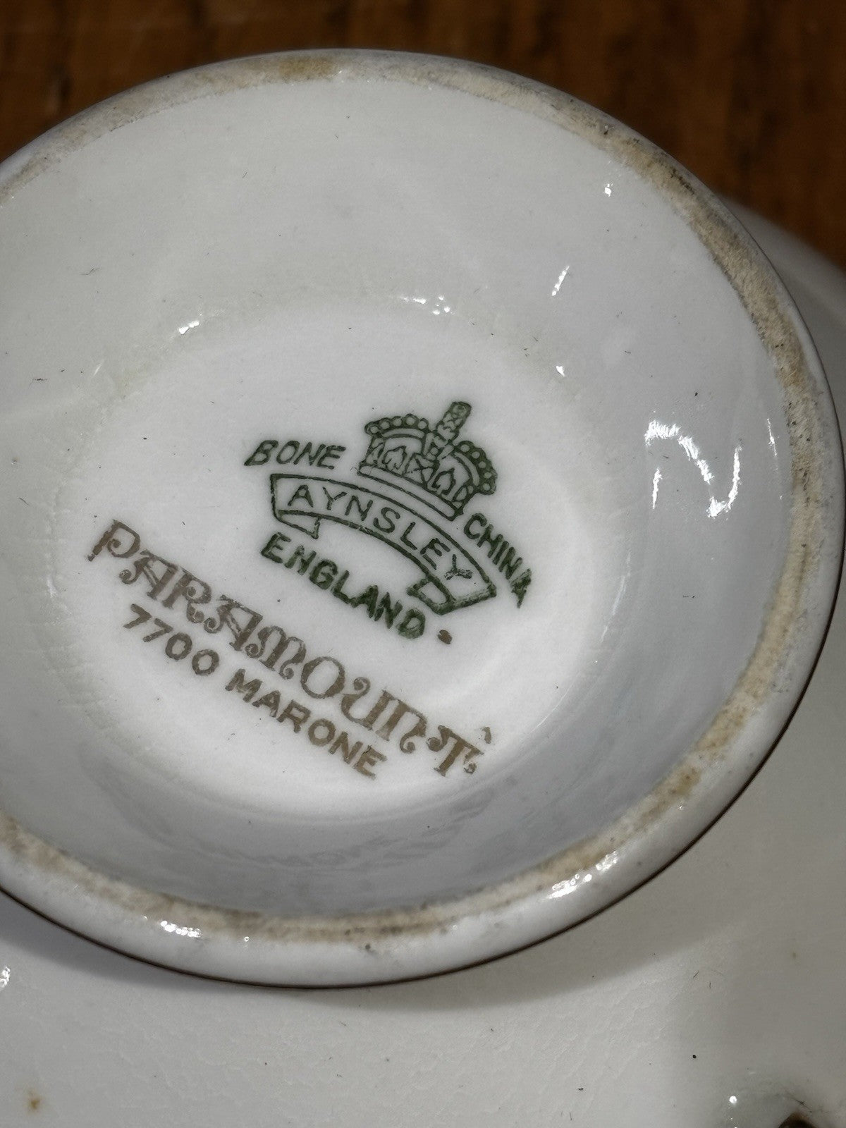 Aynsley Cup & Saucer.