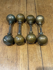 Antique Brass Door Handles- 4 Pairs
