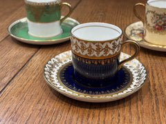 4 Aynsley Demitasse Cup And Saucer Sets