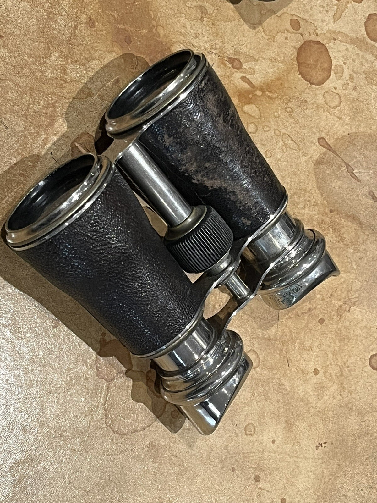 Antique Binoculars, In Original Leather Case, Superb Quality