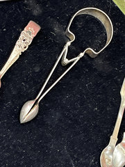 Antique Silver Plate Sugar Tongs