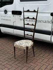 1950's Mid Century Ponti High Back Chair