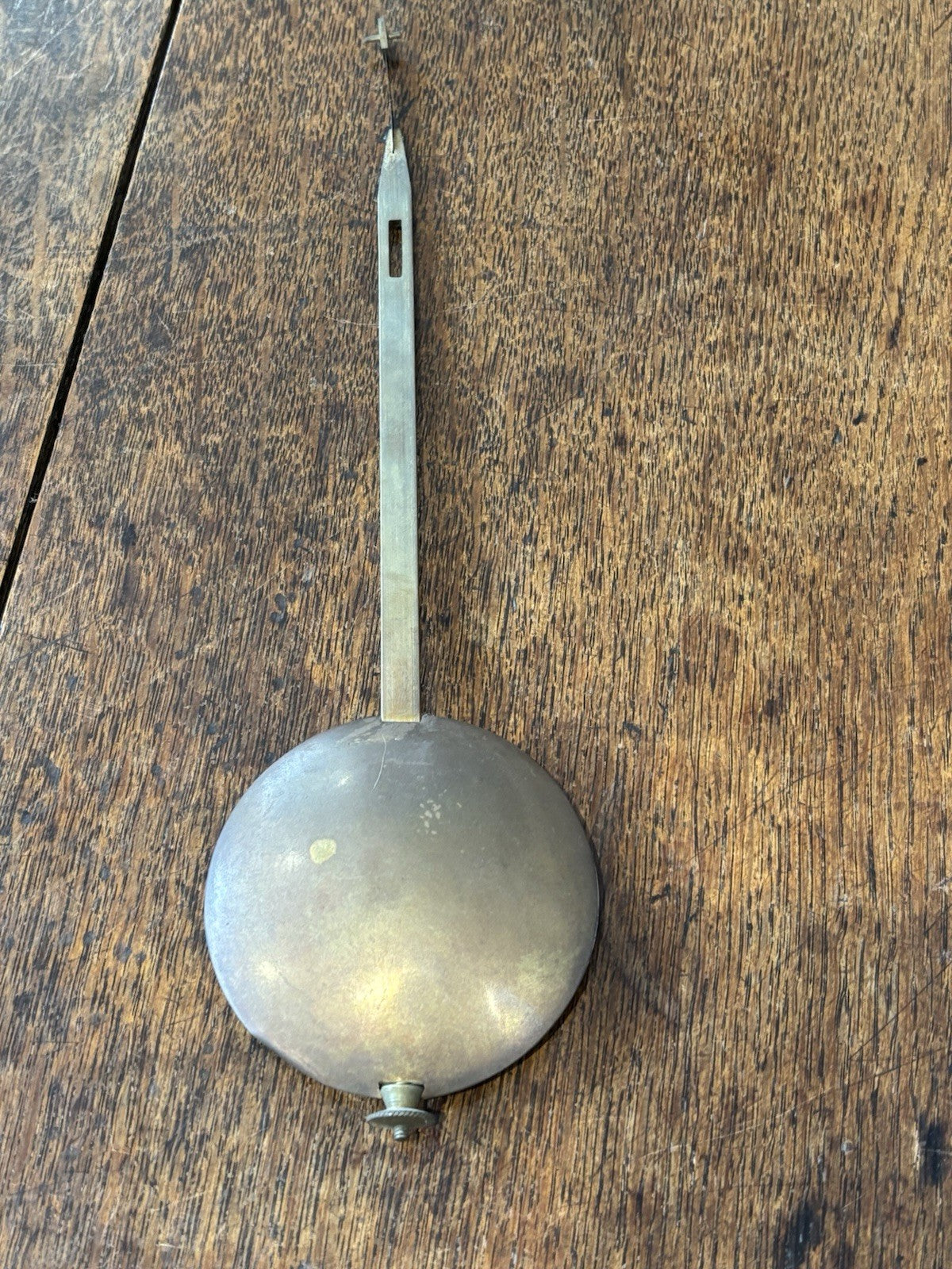 18th Century Mahogany Hooded Wall Clock, 6.5 Inch Dial.