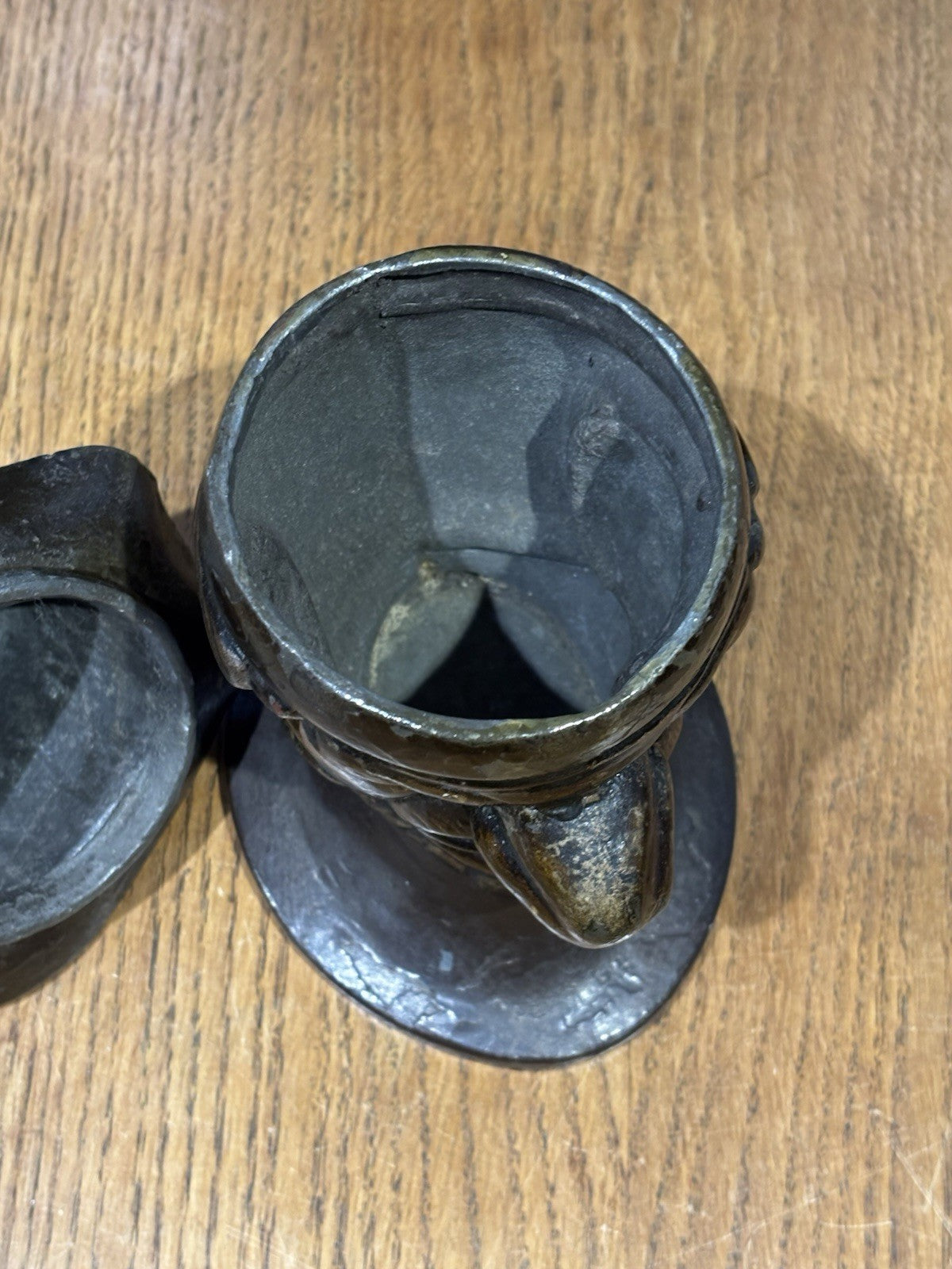 Antique Mr Punch Tobacco Jar