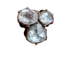 Antique Mine Cut Diamonds Set In 9ct Gold