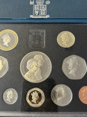 1997 UK brilliant uncirculated coin set.