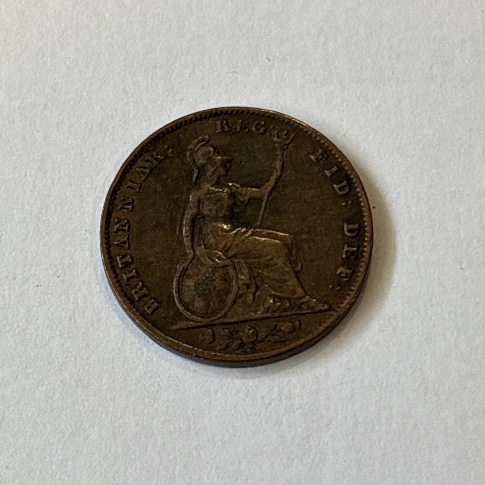 1854 Copper Penny – Victoria Young Head