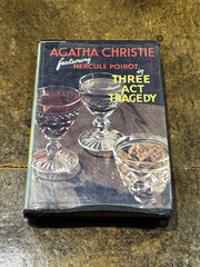 Agatha Christie. Featuring Hercule Poirot In Three Act Tragedy. 1955 Hardback