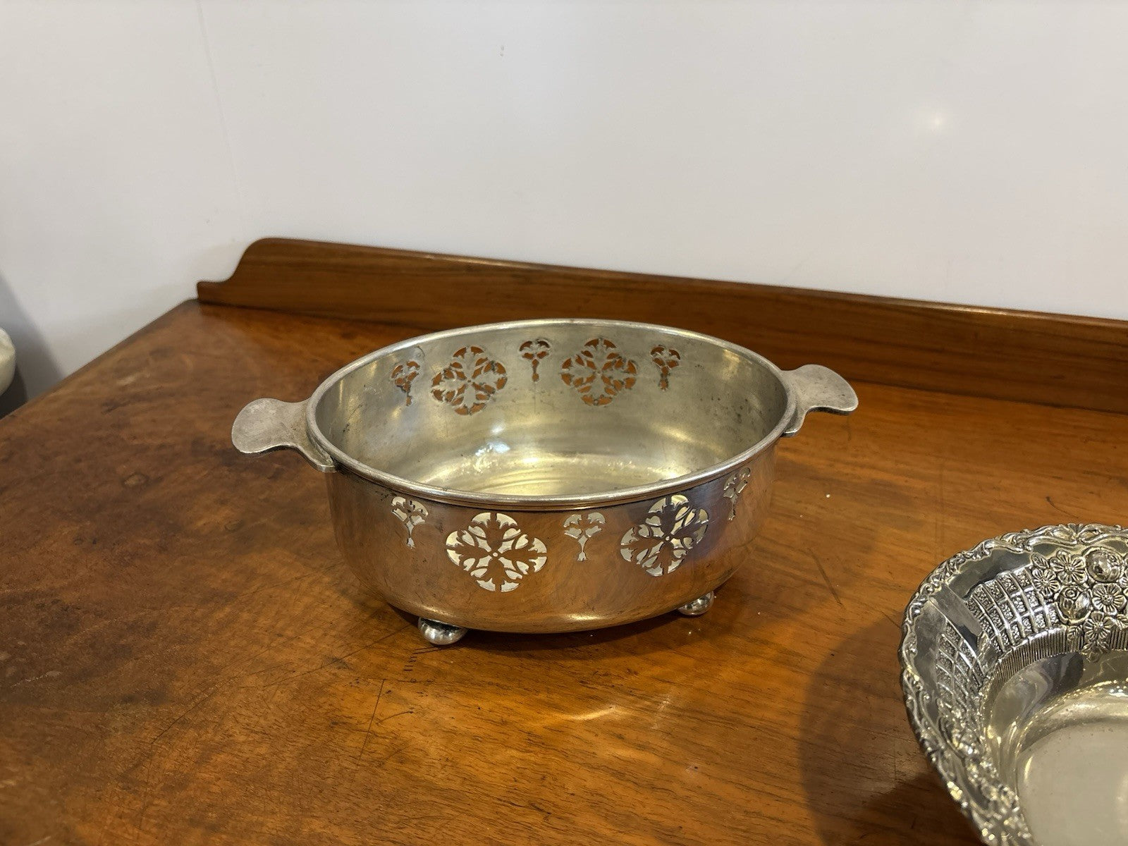 3 Silver Plate Serving Dishes.