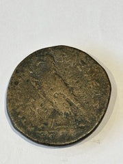 Ancient Ptolemy Coin, Eagle & Zeus