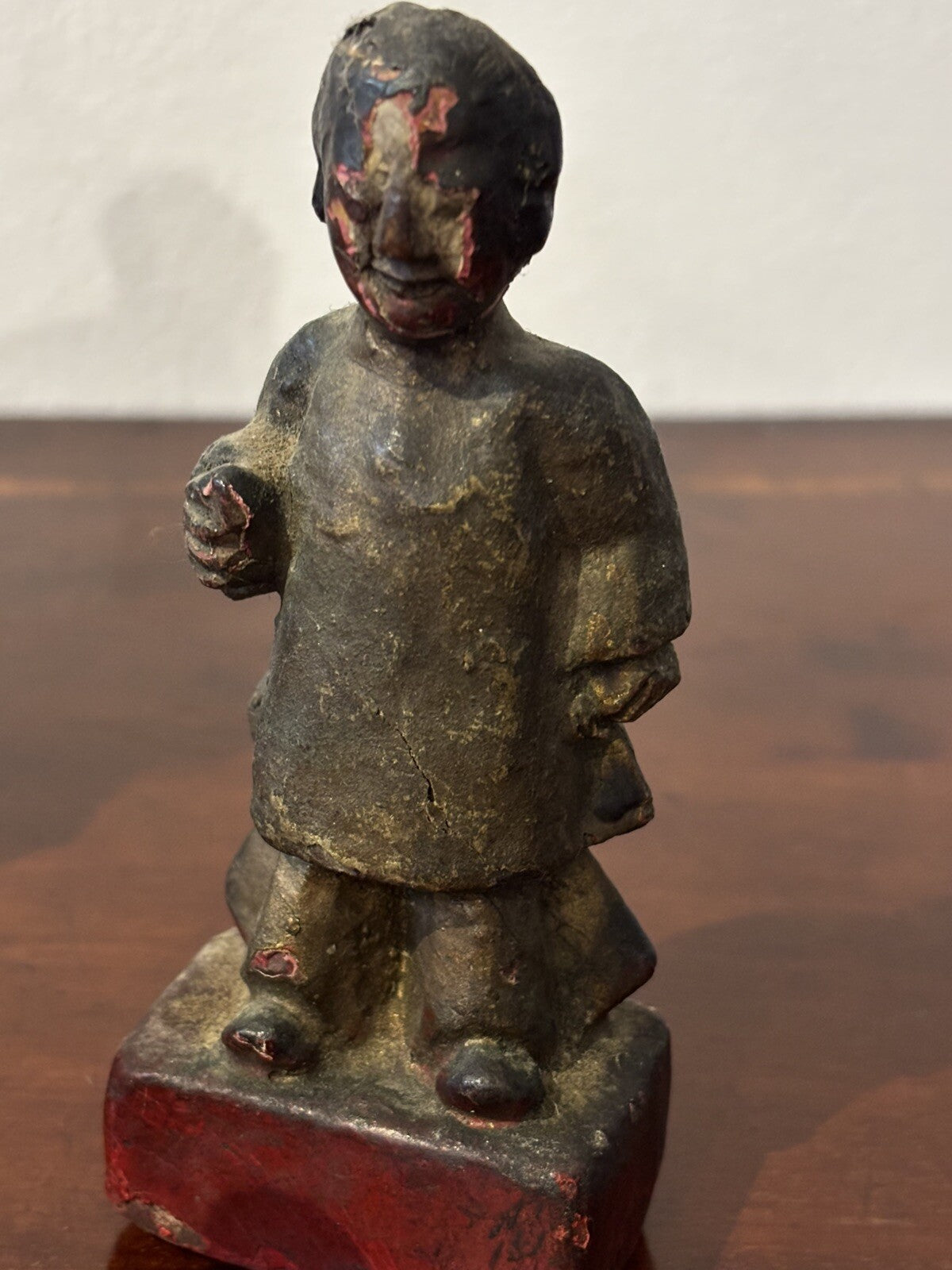 Antique Collection Of Chinese Wooden Figures