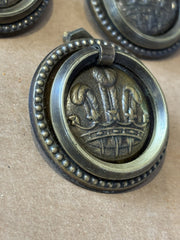 Antique Brass Handles.