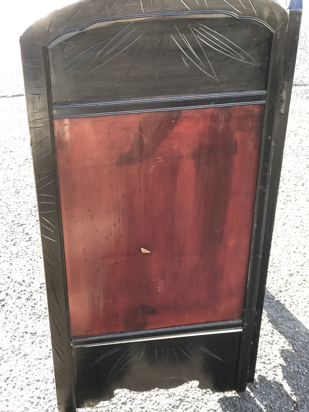 Antique Japanese Folding Fire Screen