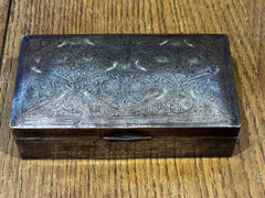 1920's Brass Cigarette Box