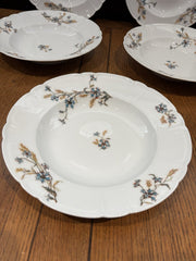 Antique H&C HAVILAND DEPOSE LIMOGES SHLEIGER Bowls 25.5 Cms Diameter.