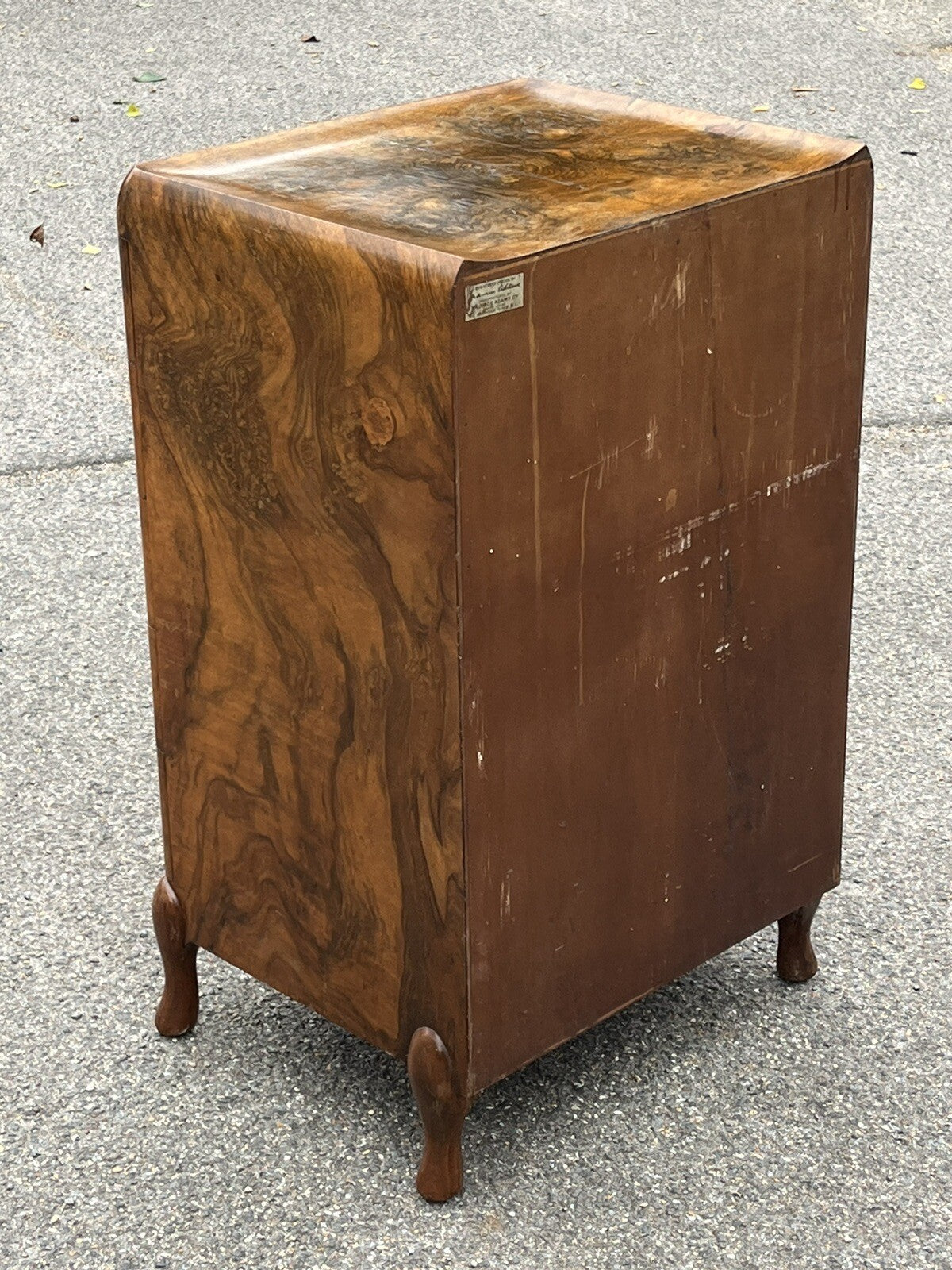 Art Deco Walnut Chest Of Drawers.Maurice Adams Of London W1.   Amazing Quality.