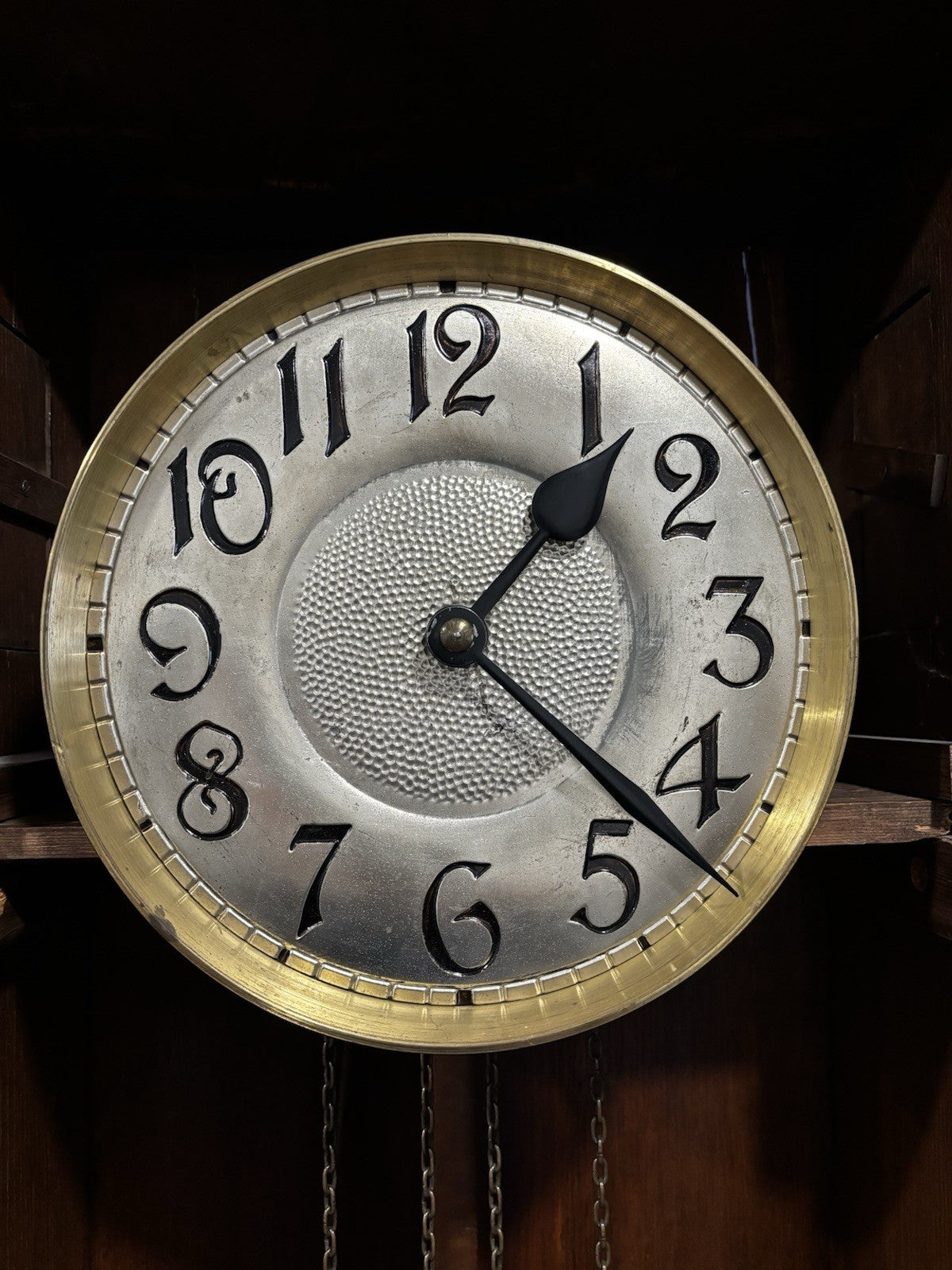 Art Noveau Oak Grandfather/ Longcase Clock