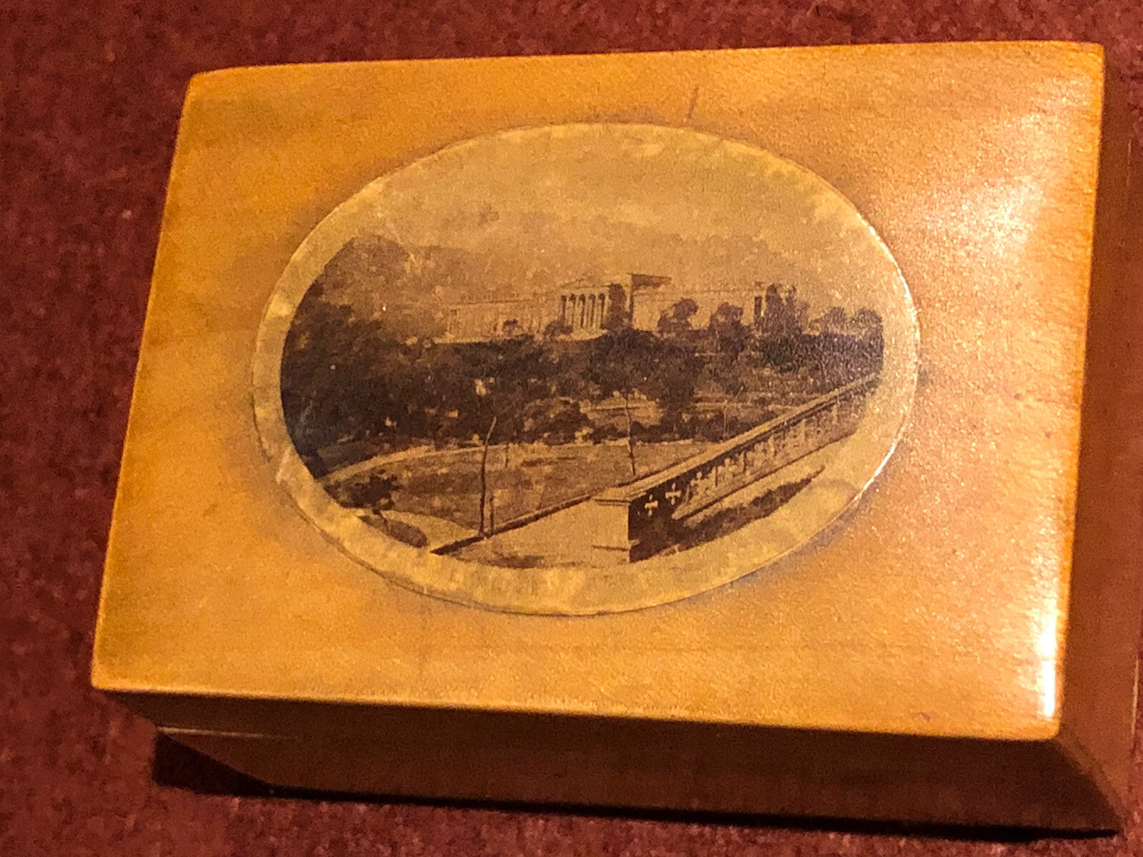 Antique Mauchline ware box.