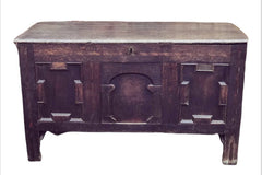 18th Century English Coffer/ Trunk / Ottoman
