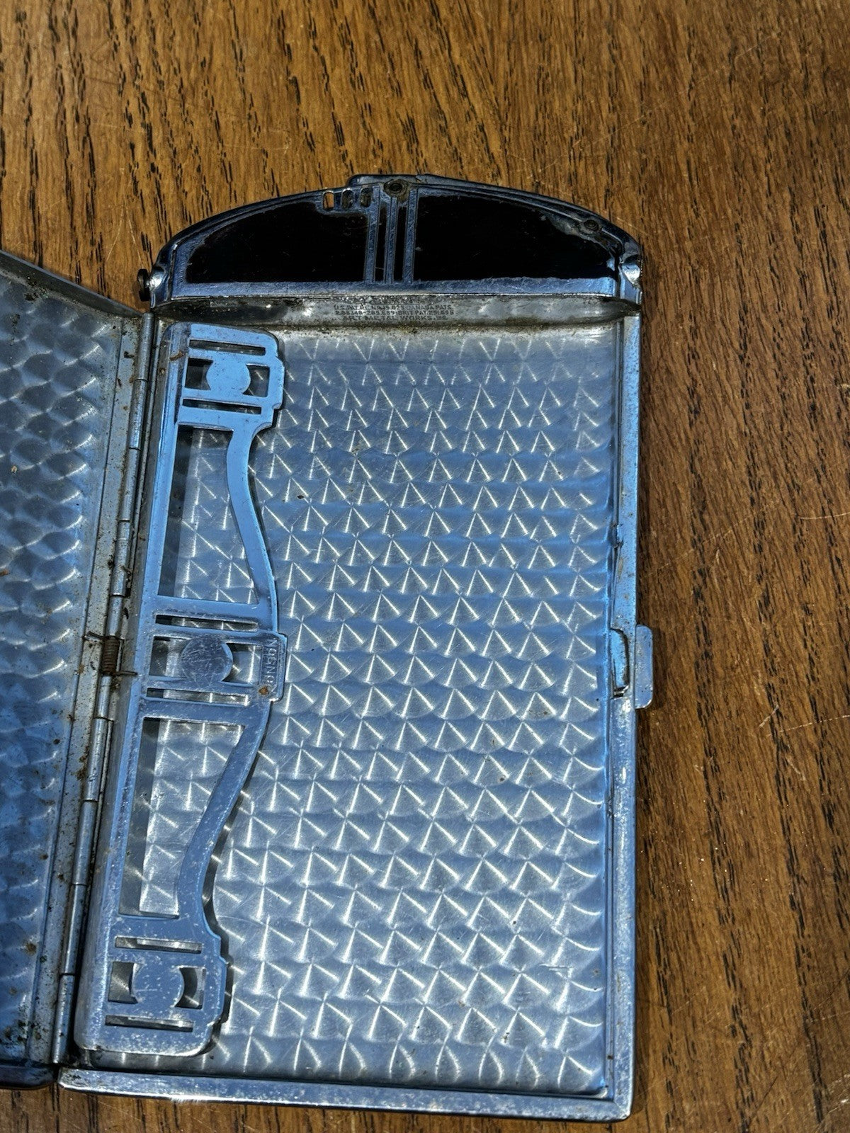 Art Deco Ronson Lighter Cigarette Case