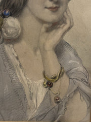 A Female Aristocrat, Print , Framed And Glazed