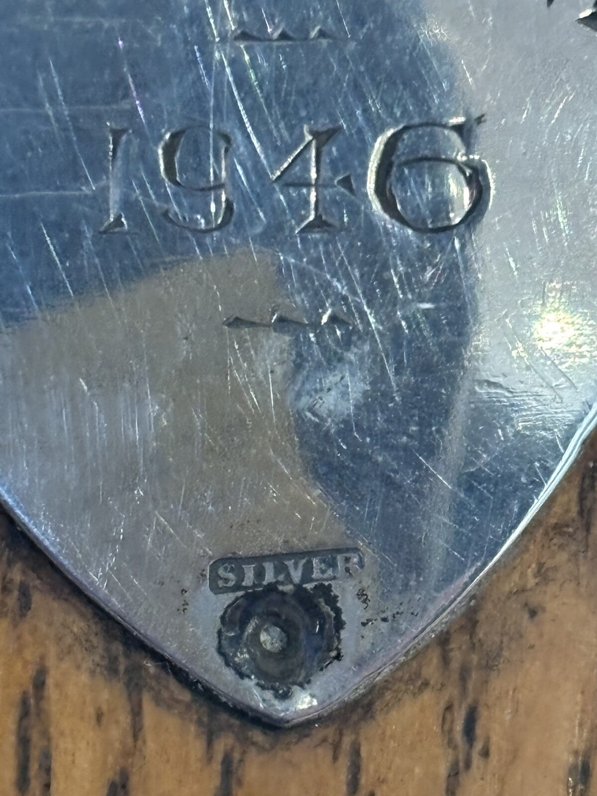 1940-61 Original PCC Darts League Championship Challenge Shield, Silver On Oak.