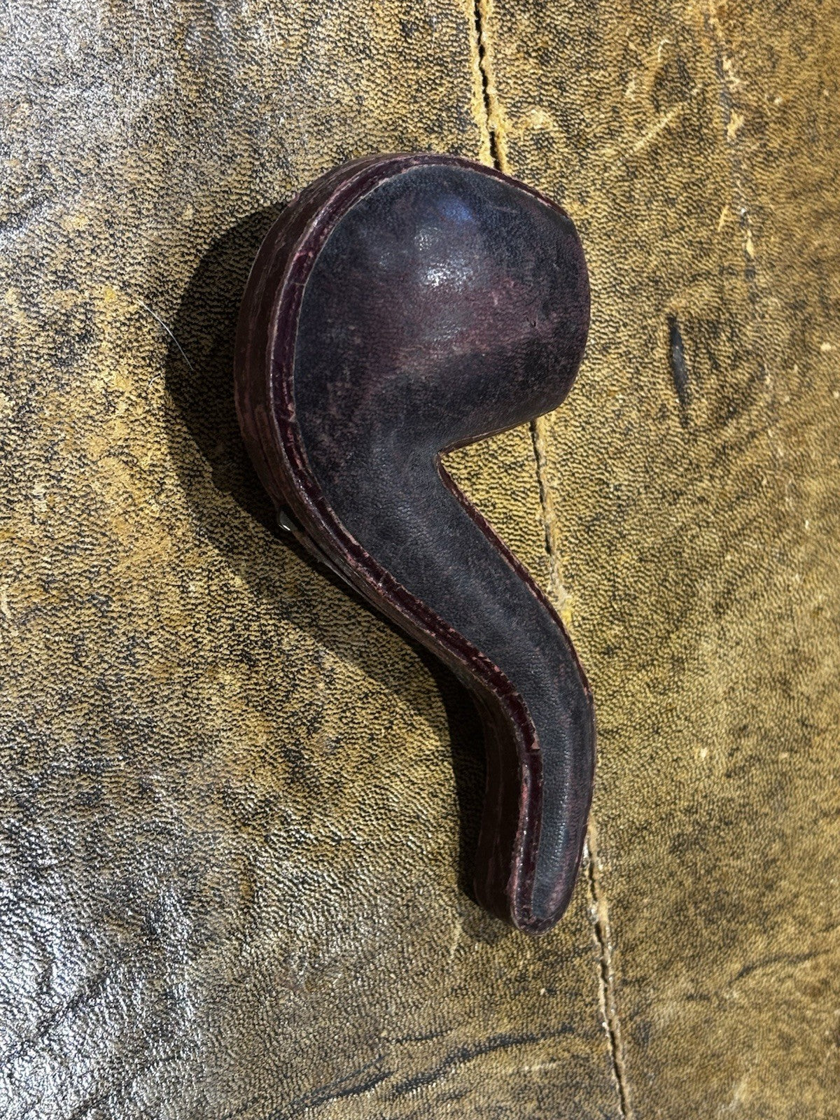 Antique Pipe with Silver Band In Original Box