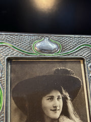 Art Noveau Style Silver Photo Frame