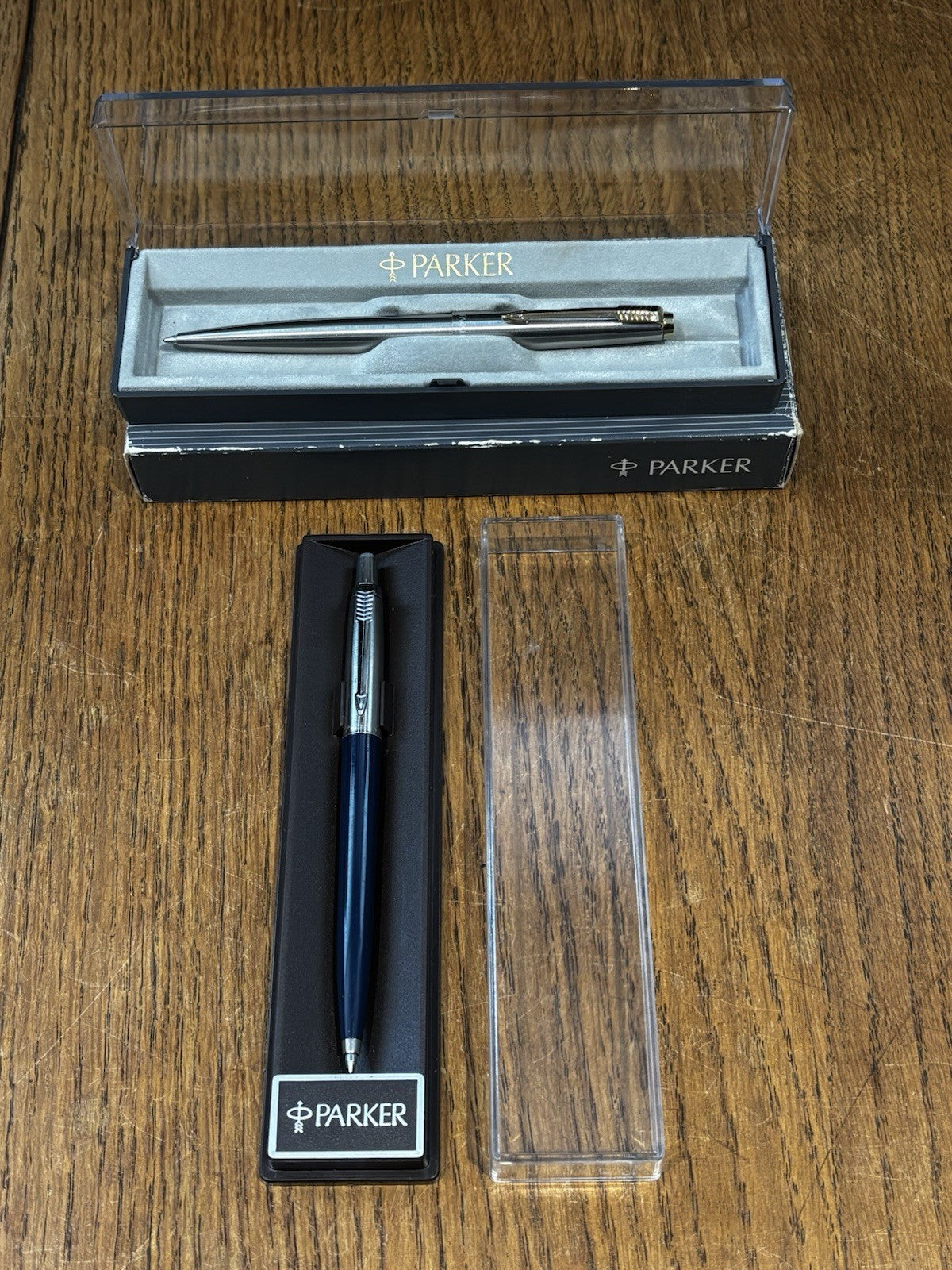 2 Vintage Parker Pens In Original Boxes