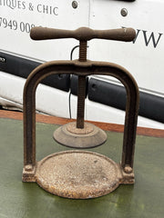 Antique Cast Iron Fruit / Juice Press