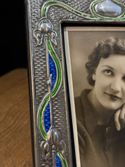 Art Noveau Style Silver Photo Frame