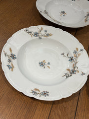 Antique H&C HAVILAND DEPOSE LIMOGES SHLEIGER Bowls 25.5 Cms Diameter.