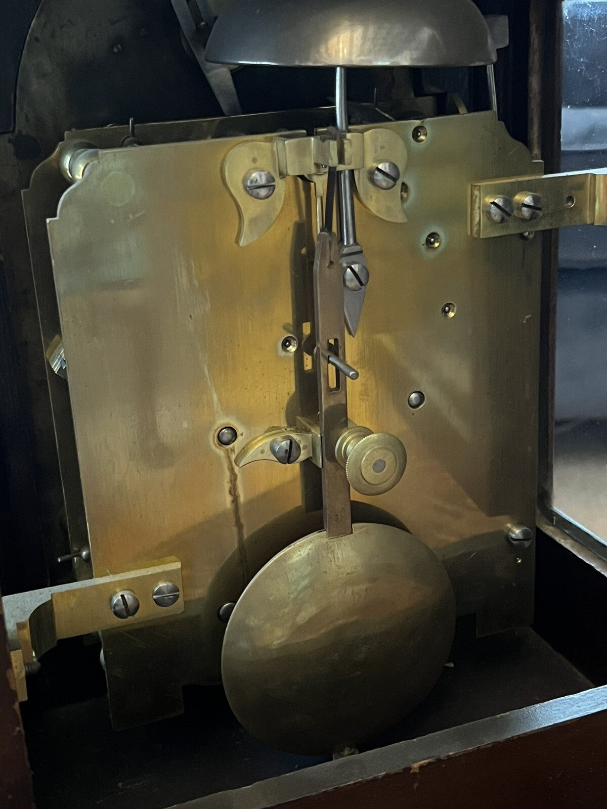 Antique Twin Fusee Bracket Clock