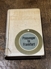 Agatha Christie. Passenger To Frankfurt. 1970 Hardback