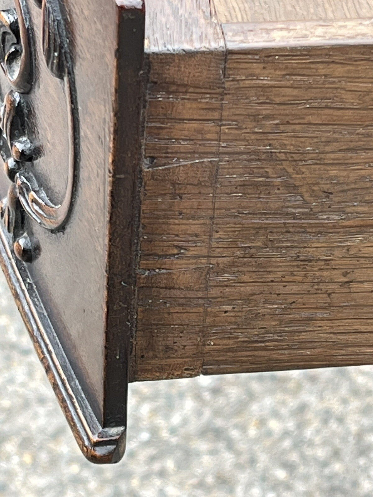 Adams Style Antique Mahogany Console Hall Table, Server. With Central Drawer.