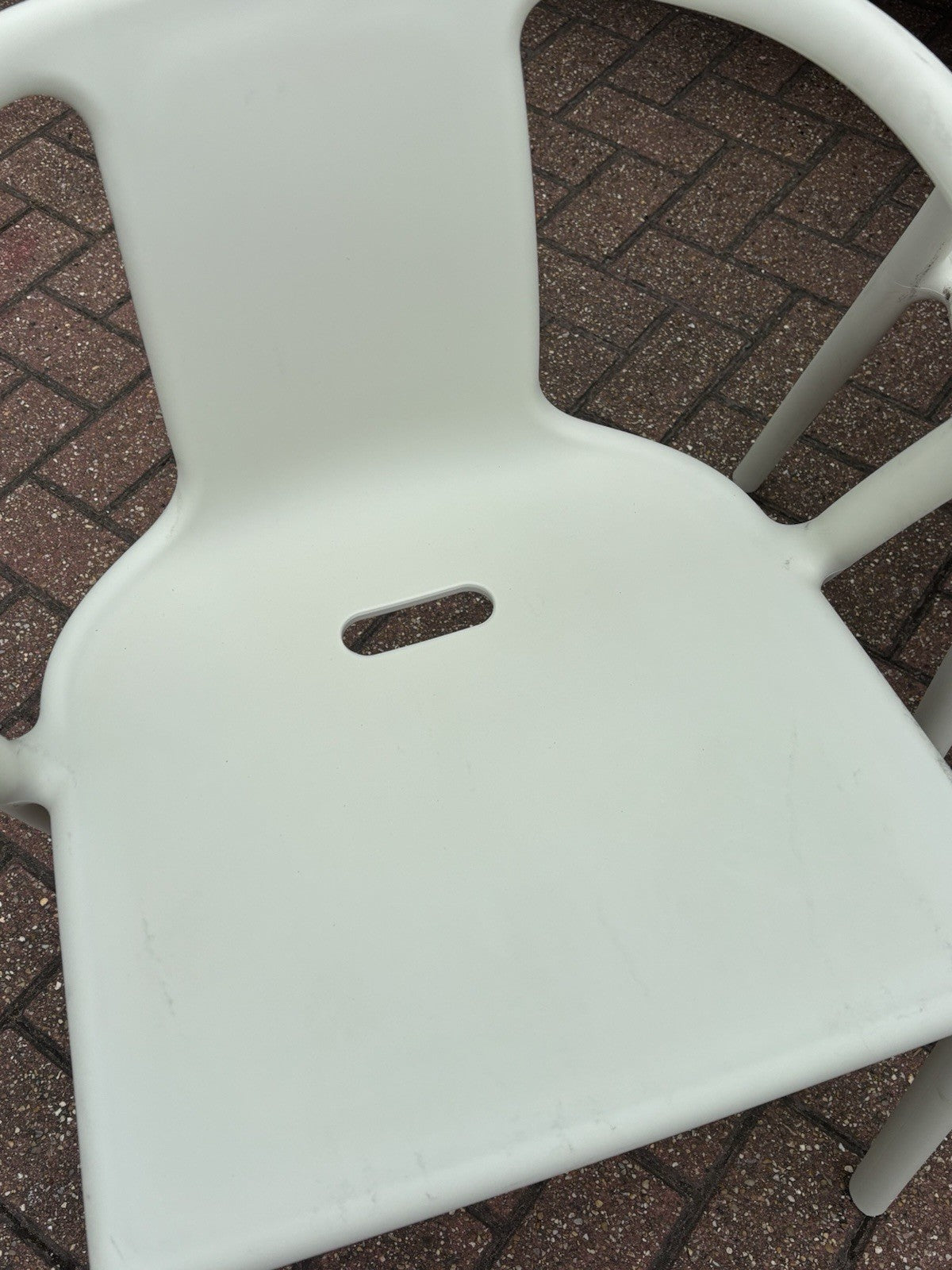 4 White Air Armchair Designer Chairs By Magis, Designed By Jasper Morrison