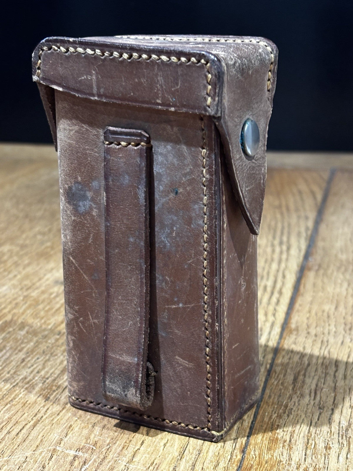 Antique Brass Abney Level, Clinometer In Leather Case, Cooke, Troughton & Simms