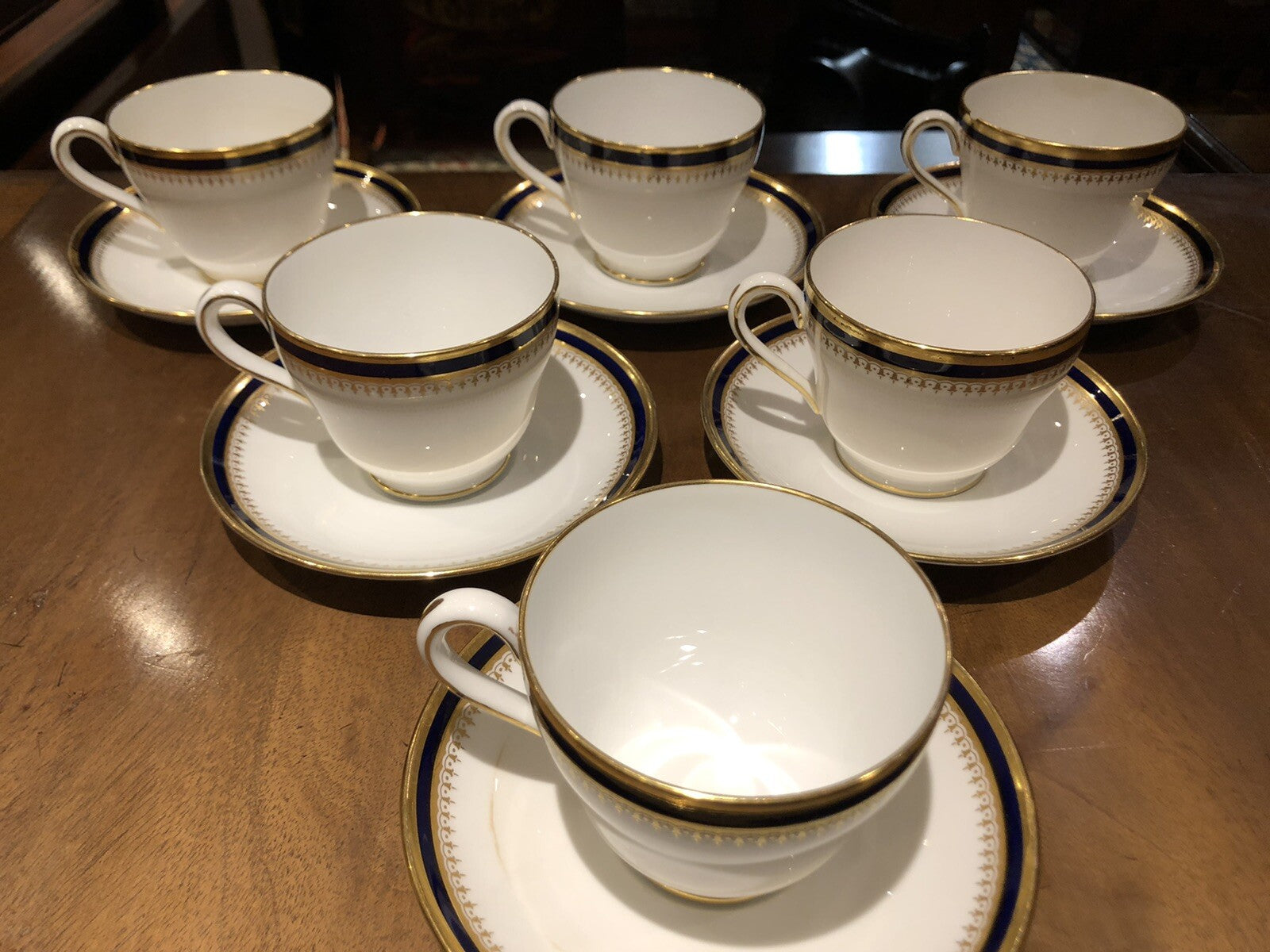 6 Spode Kensington Tea / Coffee Cups And Saucers
